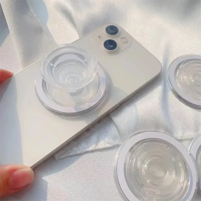 

1-10 шт., корейская простая прозрачная сильная магнитная Kşinand для IPhone 17 Pro Max, розетка Samsung Griptok Grip Tok, складной кронштейн