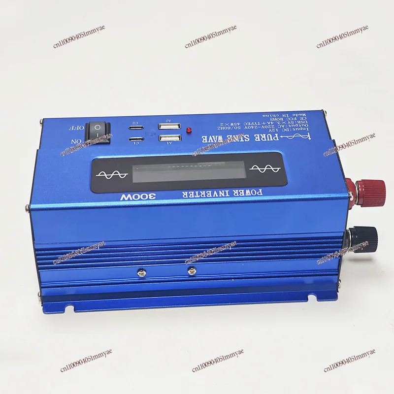 

300-1000W Vehicle Sine Wave Inverter Full Power Dual Type-C Dual USB Conversion Multi-function Inverter