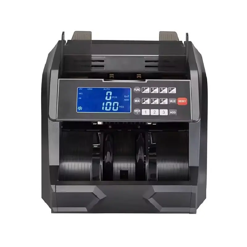 Money Counter LED Foreign Currency Counting Machine Euro Totalizable Amount Money Detector Multi Currency Counting Machine