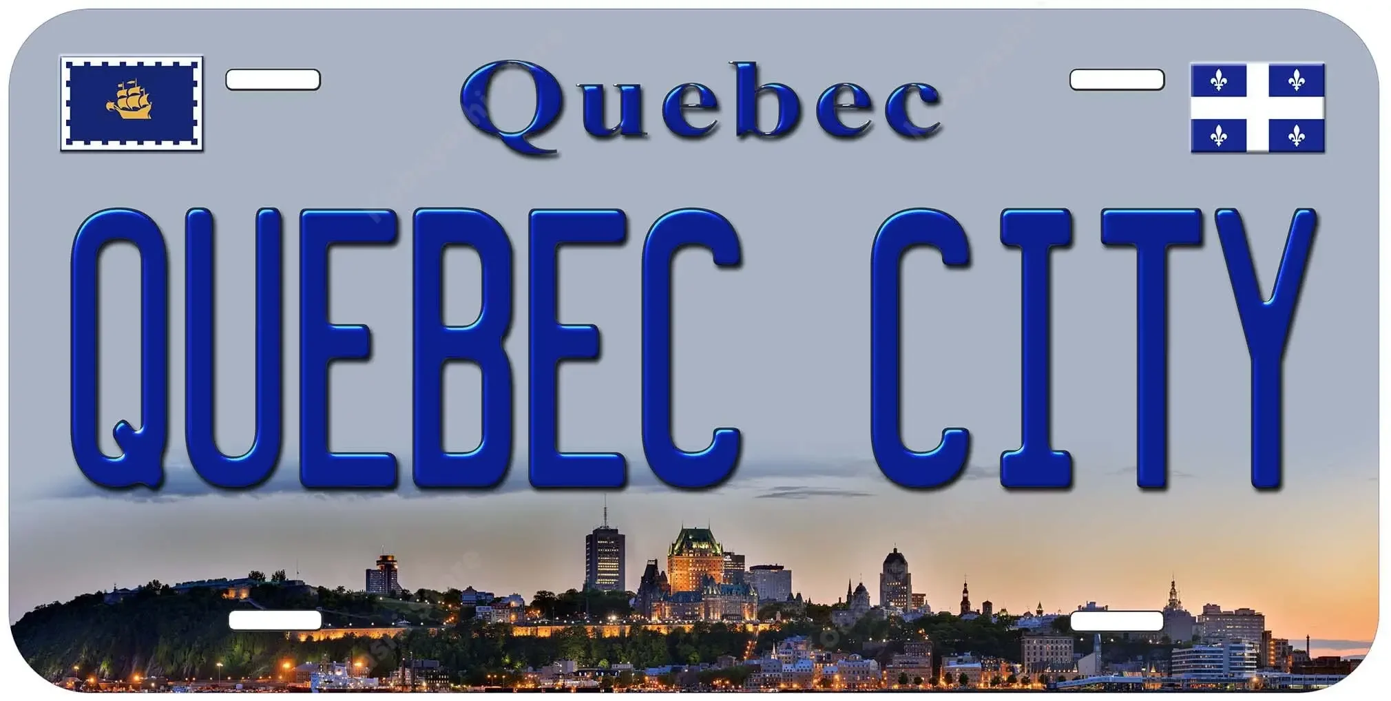 Quebec City Canada TAG01 Novelty Car Auto  Plate