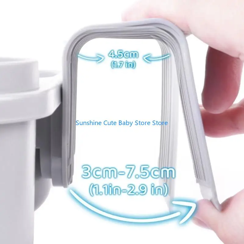 C5AF حامل أكواب للأطفال متعدد الوظائف، حامل زجاجة لعربة الأطفال لمقاعد السيارة