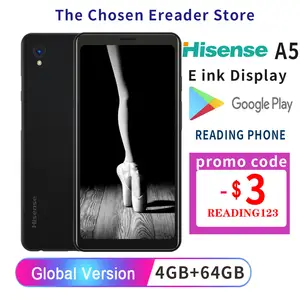 Google play Hisense A7 6.7-inch ink screen eink display e-reader 6GB+128GB  full Internet access 5G mobile phone English language