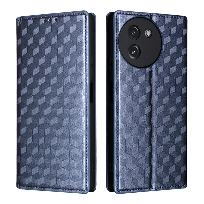 For Doogee Note 59 Pro Magnetic Card Flip Leather Stand stereoscopic lines Phone Protective Case For Doogee Note 59 Phone Case