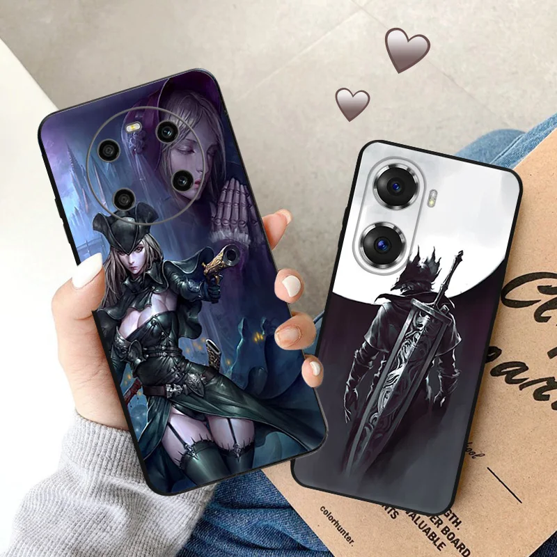 Ultra Thin Silicone Soft Phone Case For Honor X8 X7 X9 b X6 4G 70 90 Magic5 Pro 8x Pixel 8 7 6 a Bloodborne Game Matte Cover