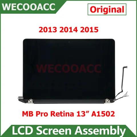 Original A1502 LCD Screen Assembly for MacBook Pro Retina 13" A1502 LCD Screen Display 2013 2014 2015 Years