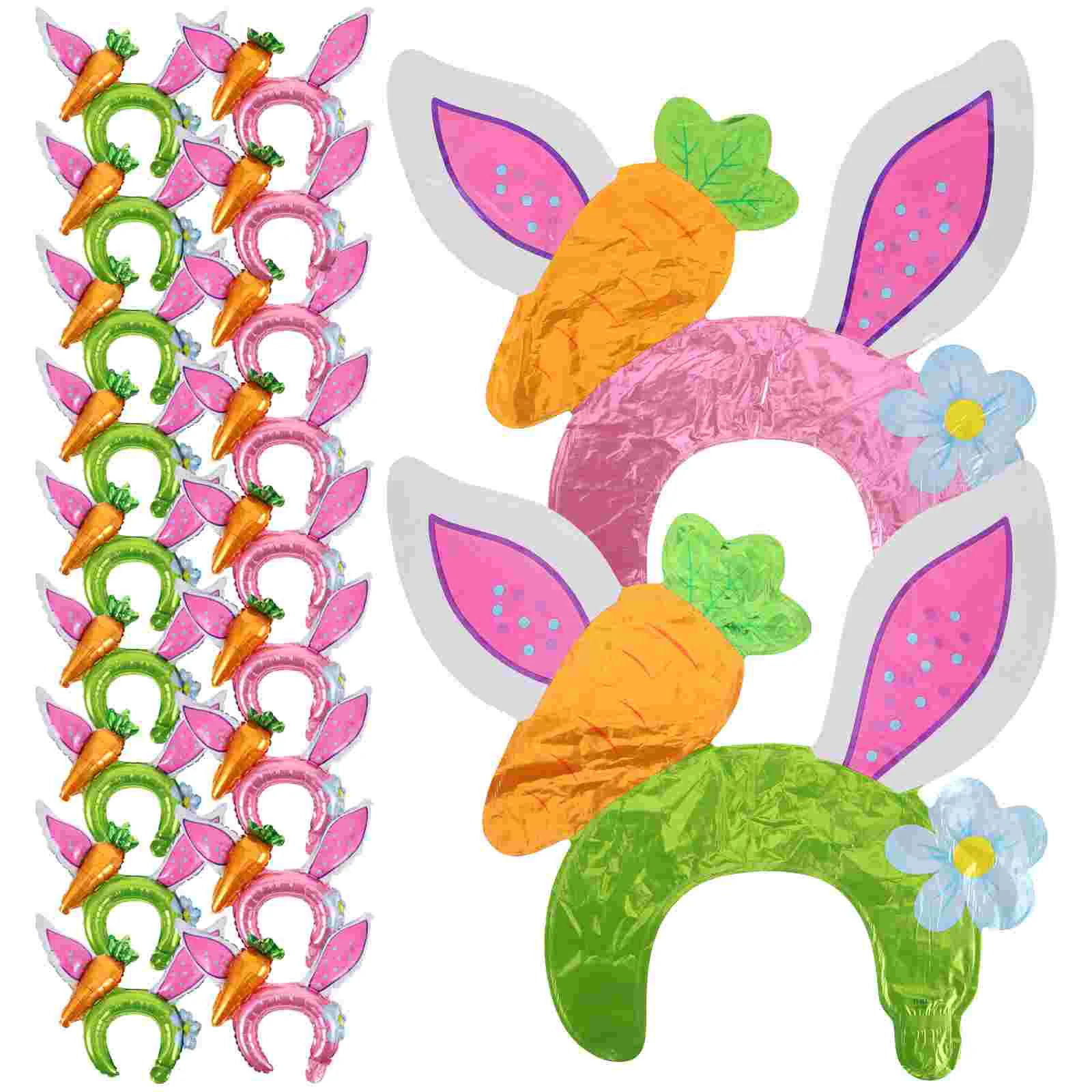 Rabbit Ears Headdress Party Decorations Favors Theme Supplies Hairbands Easter Headbands Decorative Toys for Kids