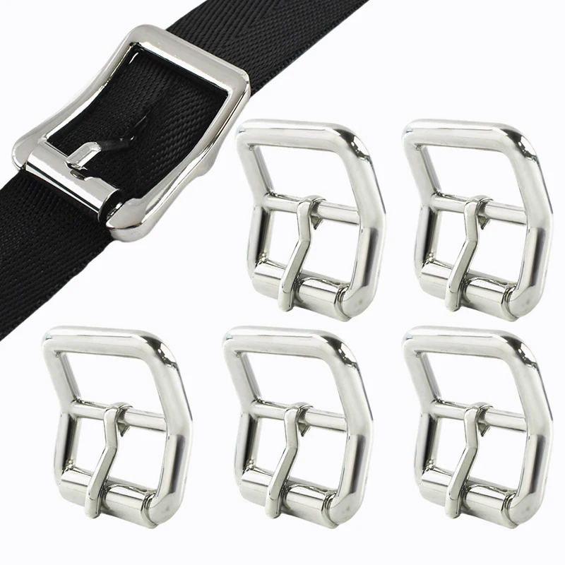 5/10Pcs Deepeel 20/25/32mm Metal Belt Buckles Bag Strap Adjuster Pin Clasp Webbing Roller Slider Buckle DIY Hardware Accessories