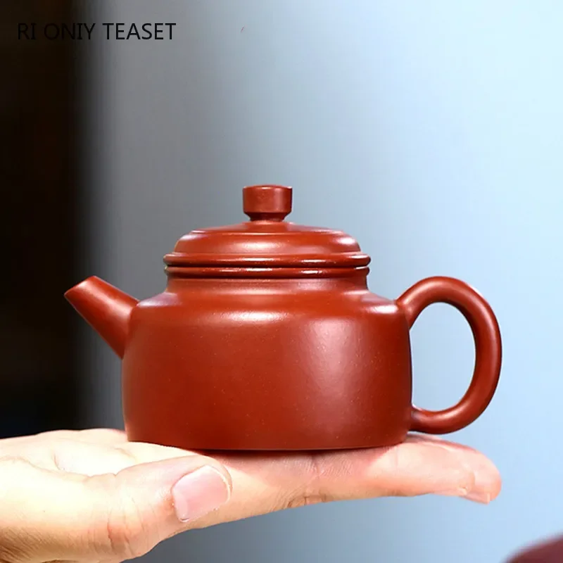 110ml Chinese Yixing Purple Clay Teapot Raw Ore Dahongpao Kettle Famous Handmade Beauty Tea Infuser Tea Pot Zisha Teaware