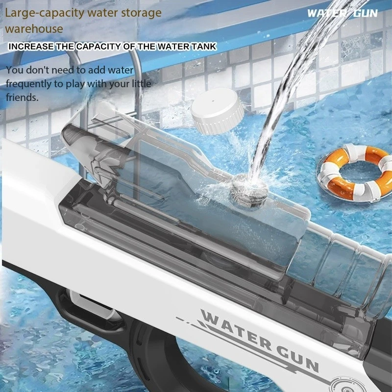 ไฟฟ้าอัตโนมัติน้ําเก็บปืนของเล่นเด็กฤดูร้อนชายหาดกลางแจ้งต่อสู้เด็กเกมแฟนตาซีของเล่นของขวัญ