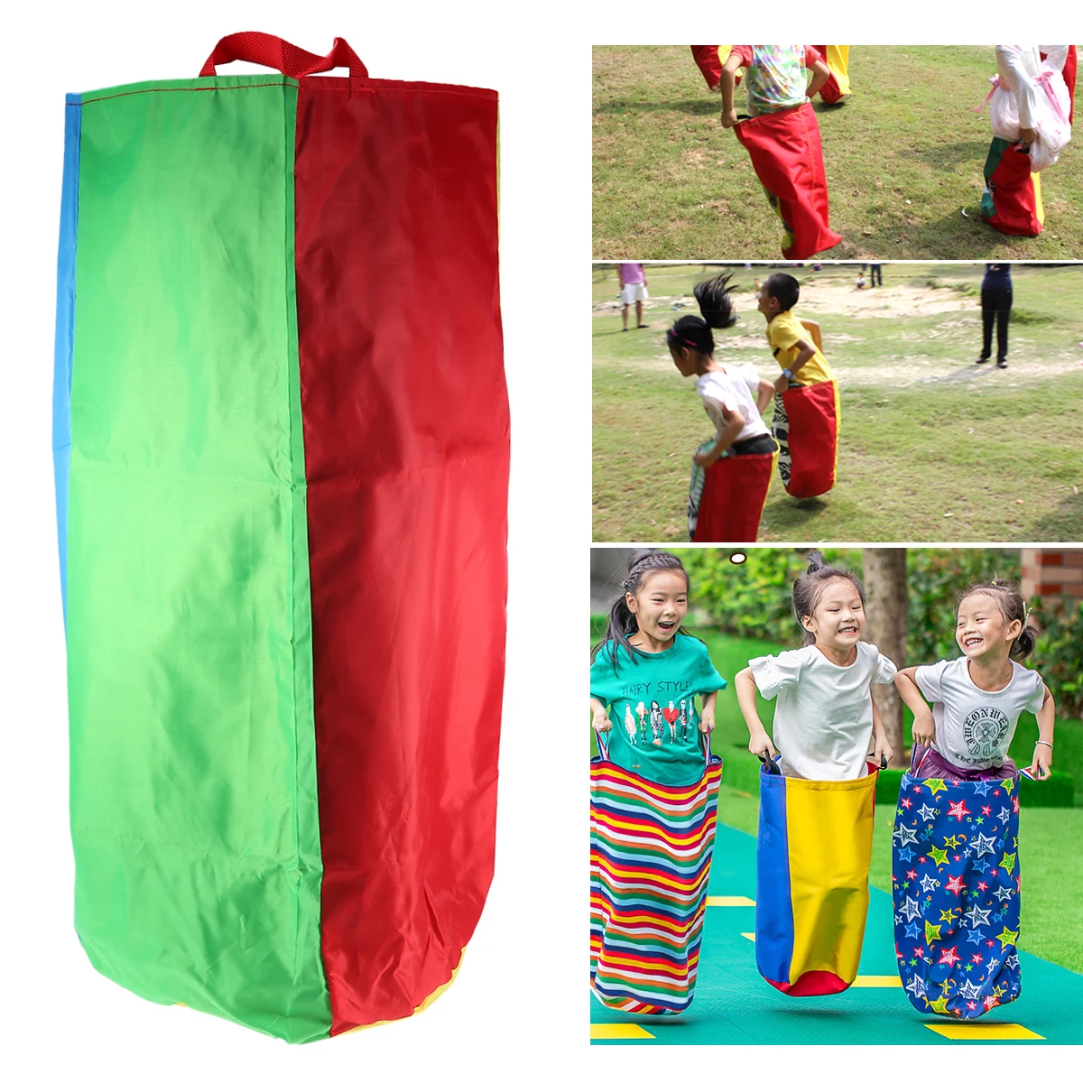 

Kangaroo Jumping Bag Outdoor Jumping Bag Potato Sack Race Racing Kids Children Balance Training Activity Hot