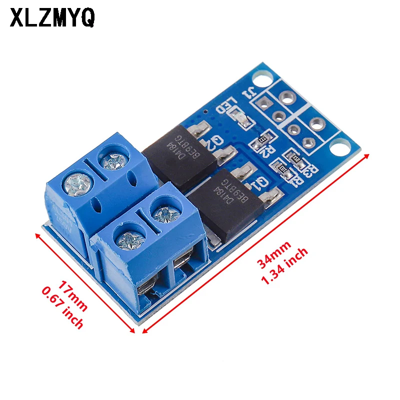 10 stücke 15A 400 W MOS FET Trigger Schalter Stick Modul DC 5 V-36 V PWM Regler Bedienfeld motor Control Board DIY Elektronische