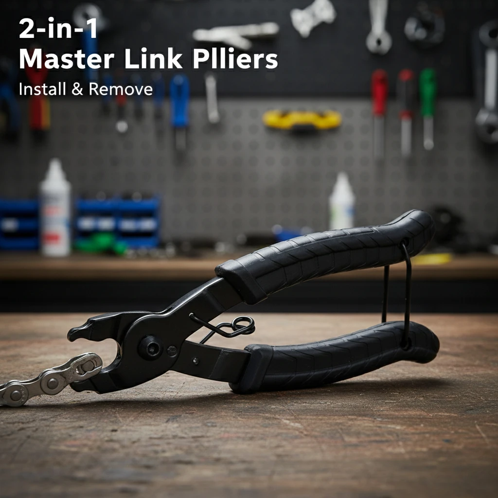 

Bicycle Chain Link Pliers Quick Release Master Link Remover MTB Road Bike Magic Button Clamp Professional Chain Repair Tool 1pc