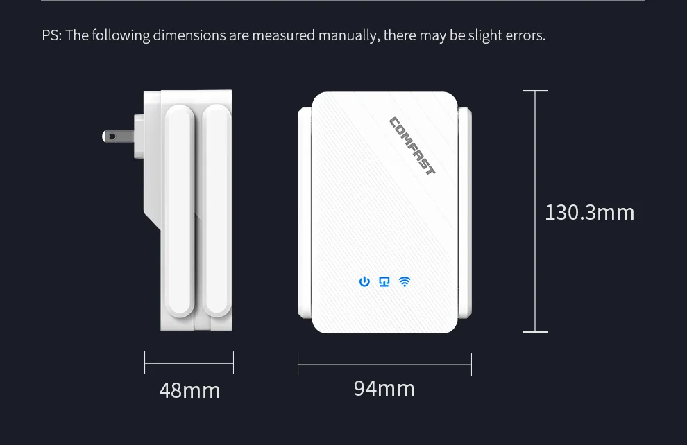 COMFAST 3000 Mbit/s WiFi6 Repeater Wireless Dual Band 2,4 G/5,8 G WiFi Verstärker Signal 4 Antenne Long Range Signal Booster Für Zuhause – Detail 16