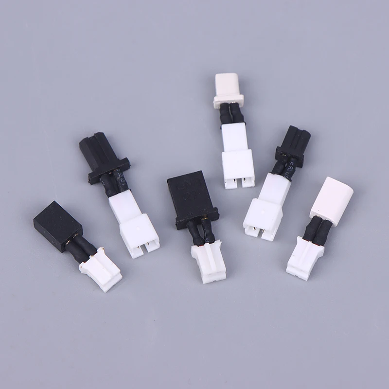 1 pçs curto 1s copo oco cabo adaptador de bateria de lítio ph2.0 para bt2.0 gnb27 macho fêmea conector cabeça para avião rc drone