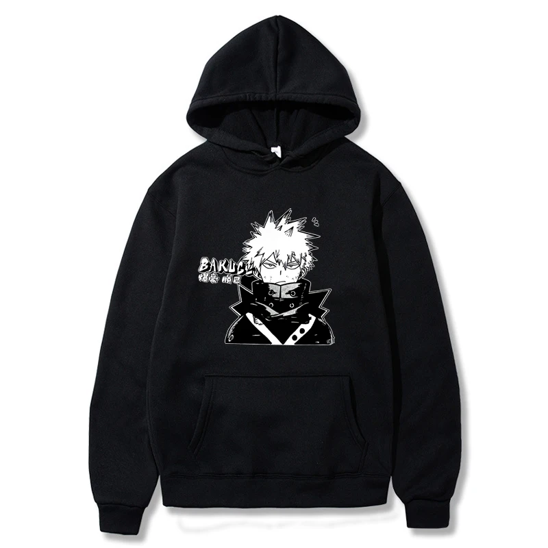 

Women's Long Sleeves Hodoie Japanese Anime My Hero Academia Katsuki Bakugo Hoodie Sweatshirt Unisex Clothes Hoodie