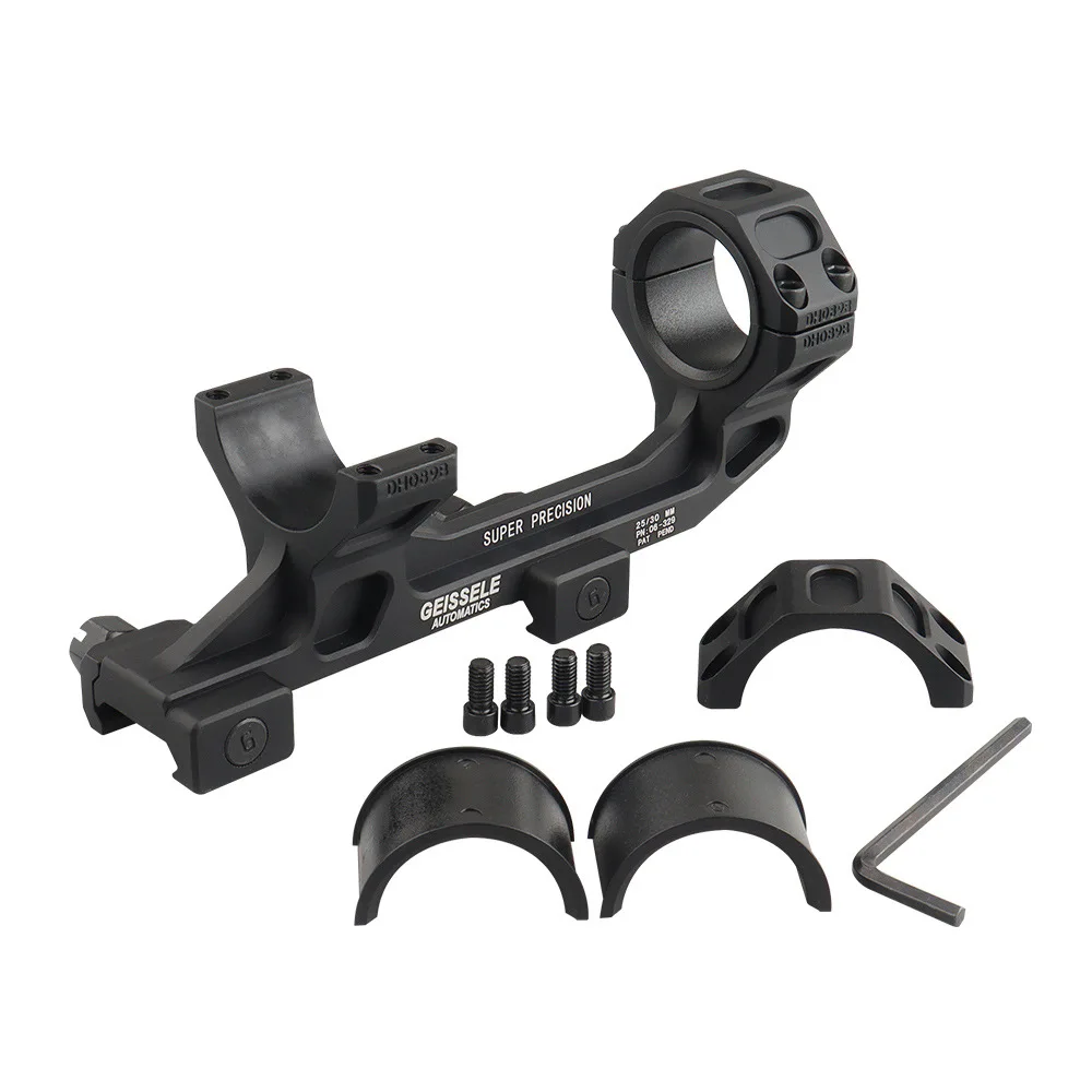 Support de portée tactique GEISSELE 1.54 30mm 25.4mm, double anneau, Rail de 20mm, une pièce, pistolet jouet, vue optique, support de Base de lunette de visée