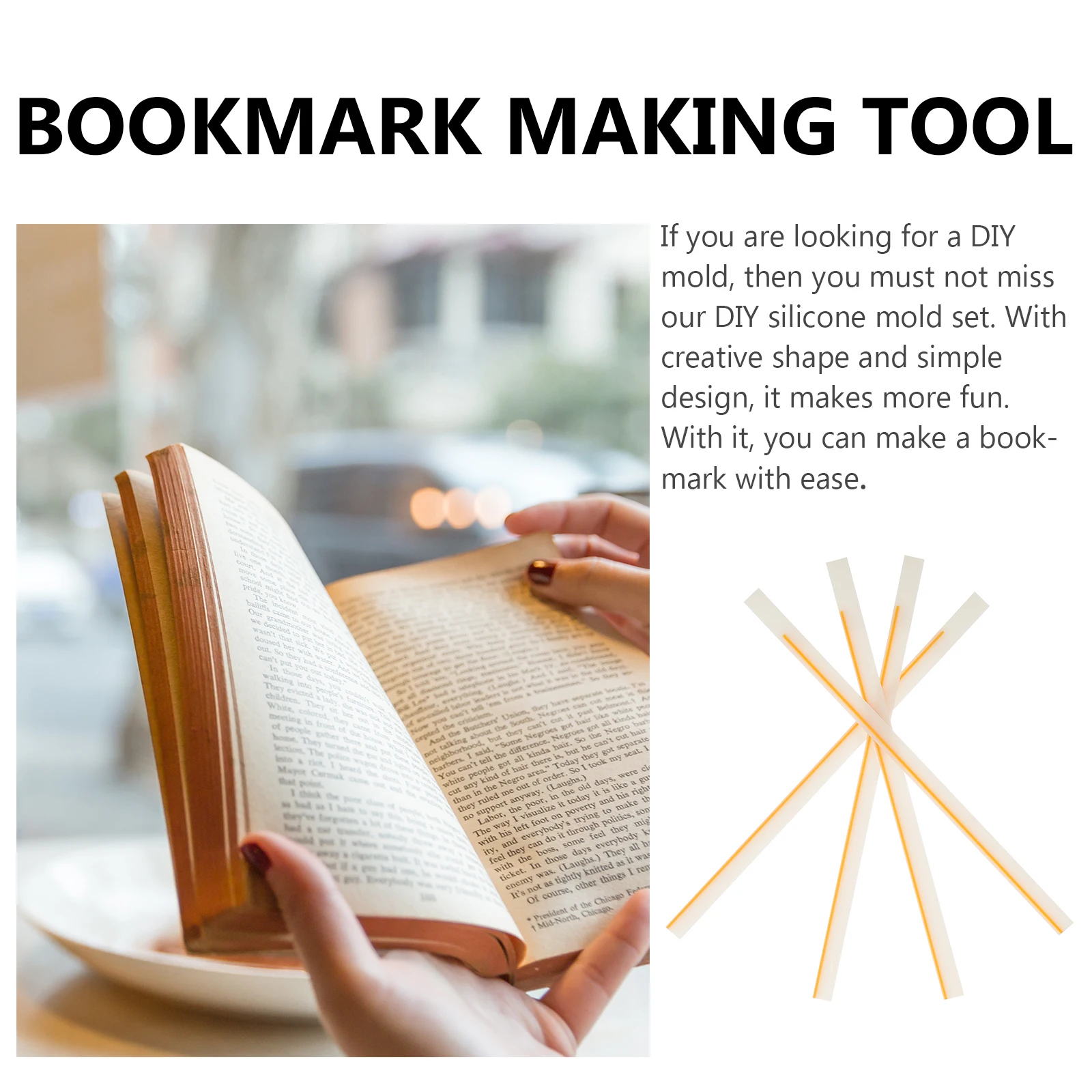 

2 Sets Self Adhesive Reading Page Markers For Books Long Highlighter Strips Book Annotation Office Supplies Colorful Reading