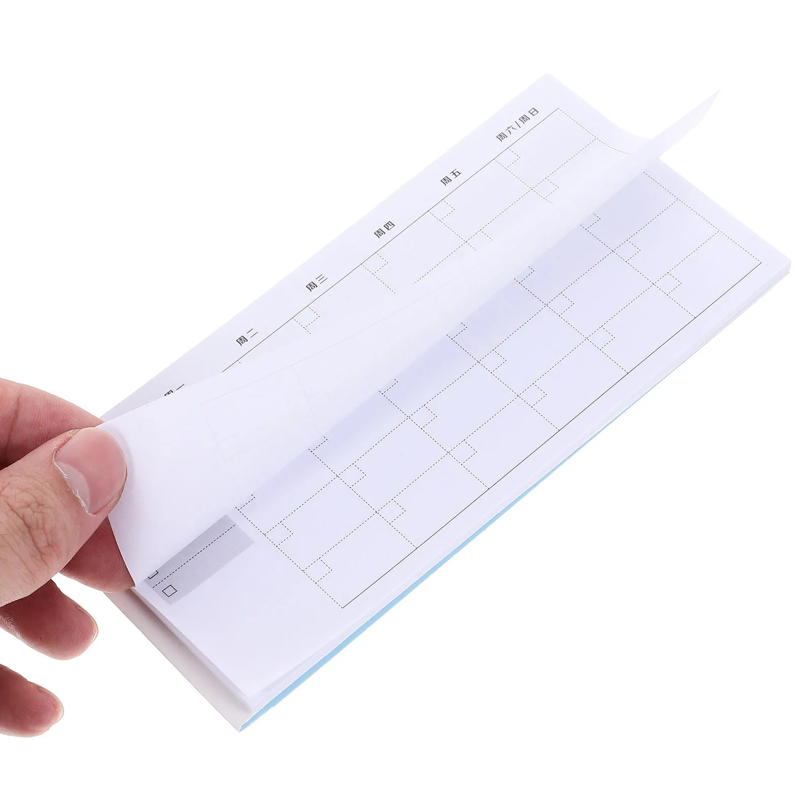 

6 Pcs Cute Stationary Small Notepads Refills Memo Tear-off Blue Aesthetic Stationery Work