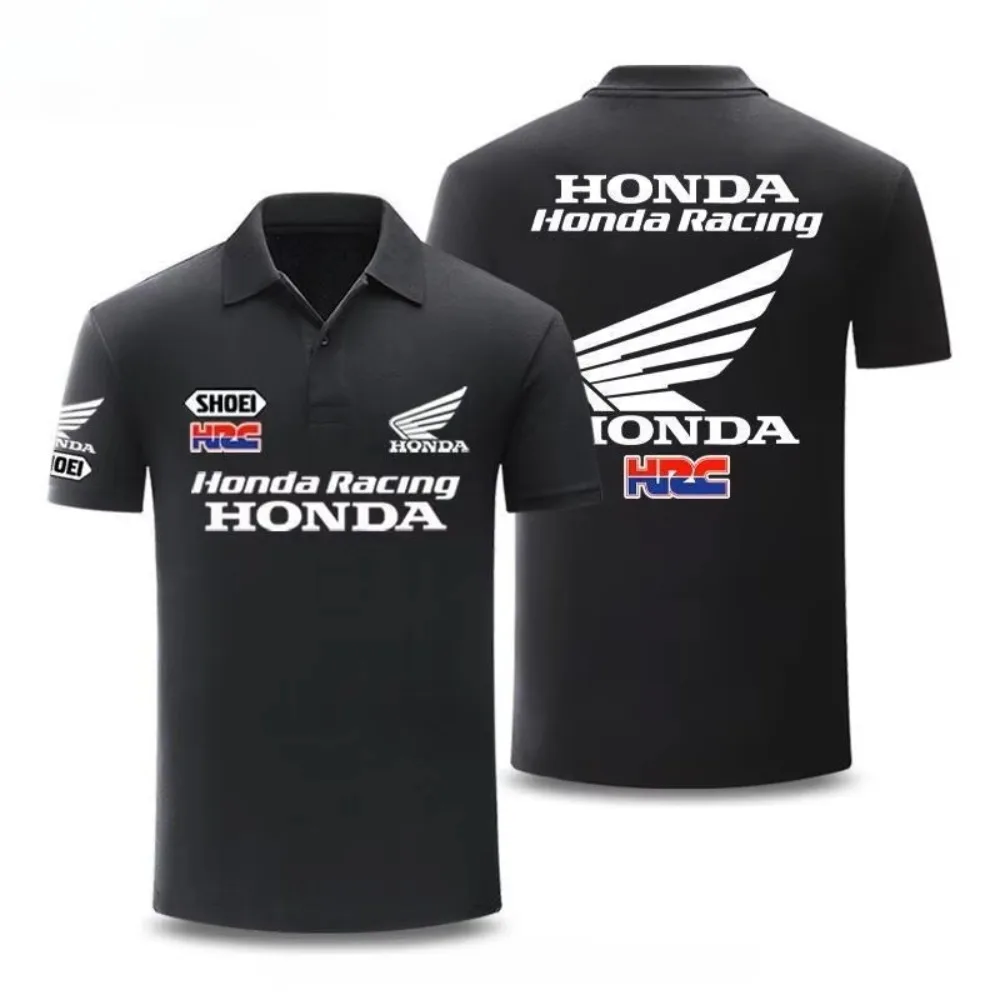 

Honda Men's and Women's POLO Shirts Summer Design Sense Business T-Shirt Racing Motorcycle Short Sleeve Spring and Autumn Top