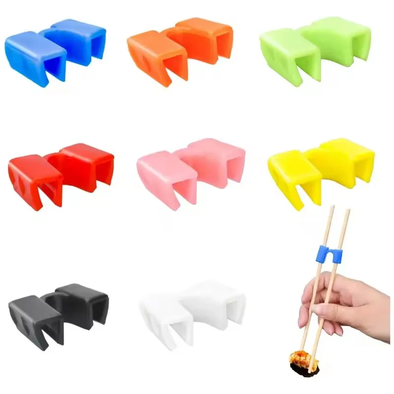 5-20PCS Reusable Chopsticks Trainers Non-Slippery Reusable and Replaceable Asian Helper for Adults Beginner Each Age Learner