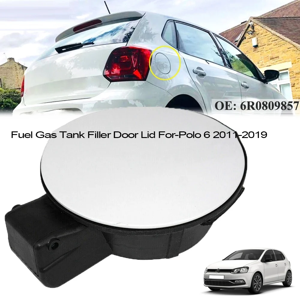 11-For-Polo 6C 2011-2019 Fuel Gas Tank Filler Door Lid Flap Cover Unprimed 6R0809857