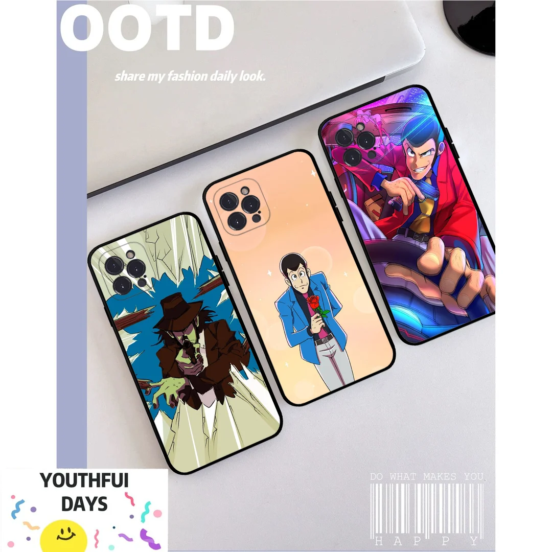 Чехол для телефона Lupin III в виде комиксов для iPhone 15 14 11 12 13 Mini Pro XS Max 6 7 8 Plus X XR SE 2020