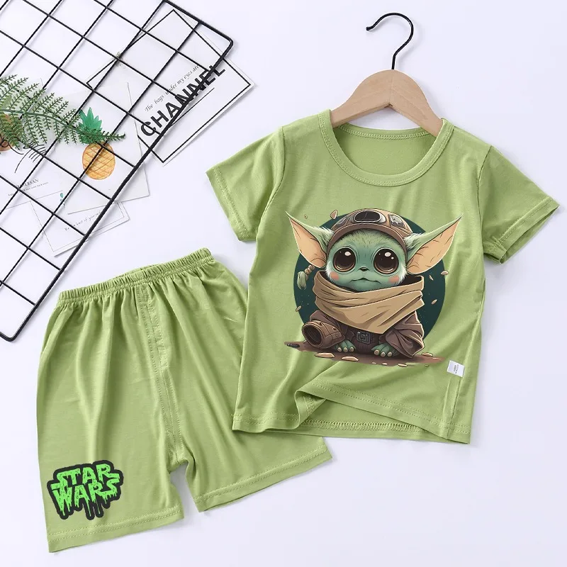 conjunto-de-pijamas-star-wars-com-calcas-curtas-para-estudantes-roupas-de-verao-kawaii-do-baby-yoda-presente-de-manga-curta-em-promocao