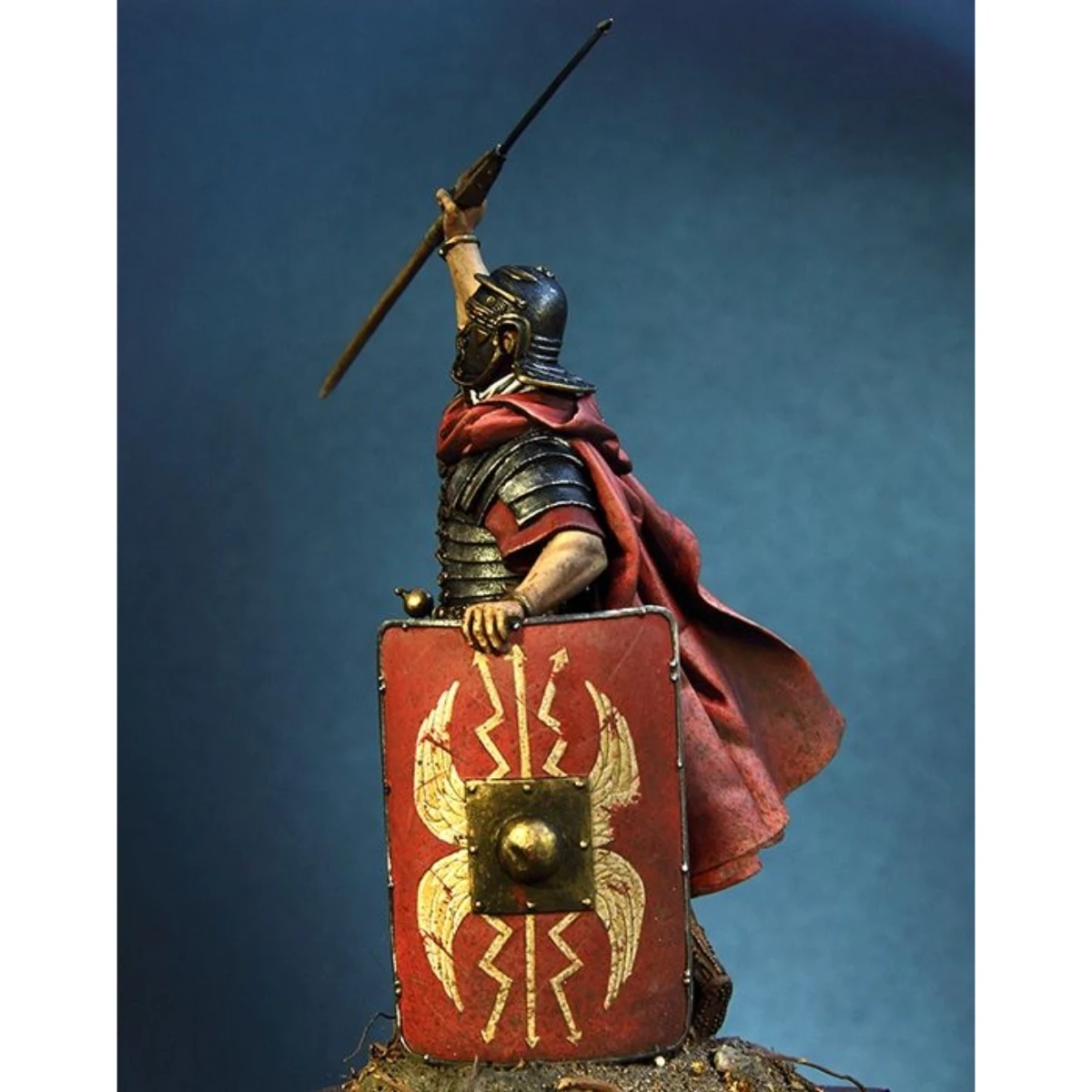 

75mm resin unpainted model kit, military theme, Roman legionary soldier unassembled and unpainted GK