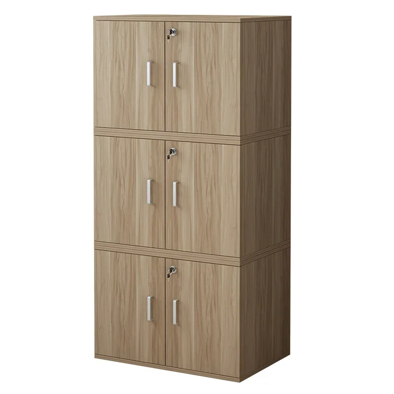 Rustic Premium Quality Shelving Unit with Wheels Doors Easy Assembly FSC Certified All Hardware Included for Study Room