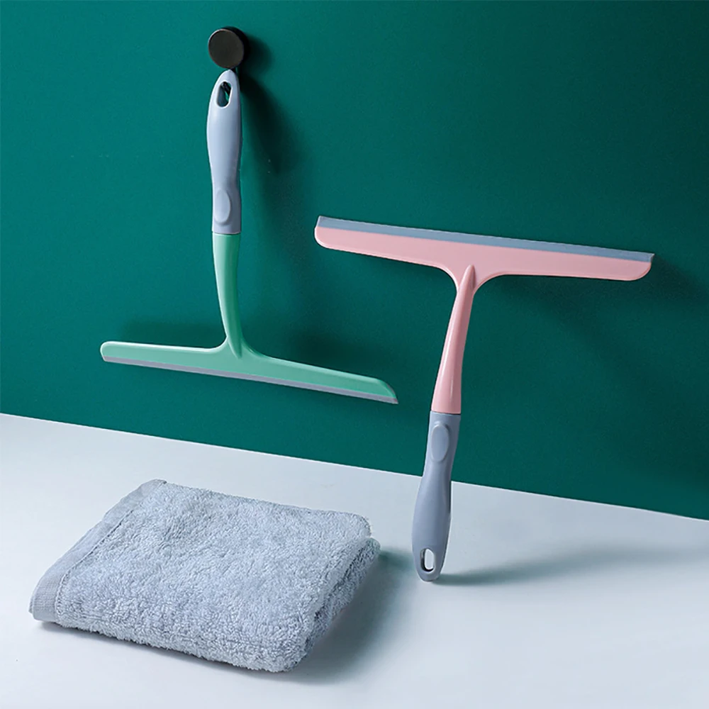 1pc Silikon Wasser wischer platte Glas reiniger Schaber Auto Windschutz scheibe Reinigung Rakel für Auto Windschutz scheibe Fenster Bad Küche