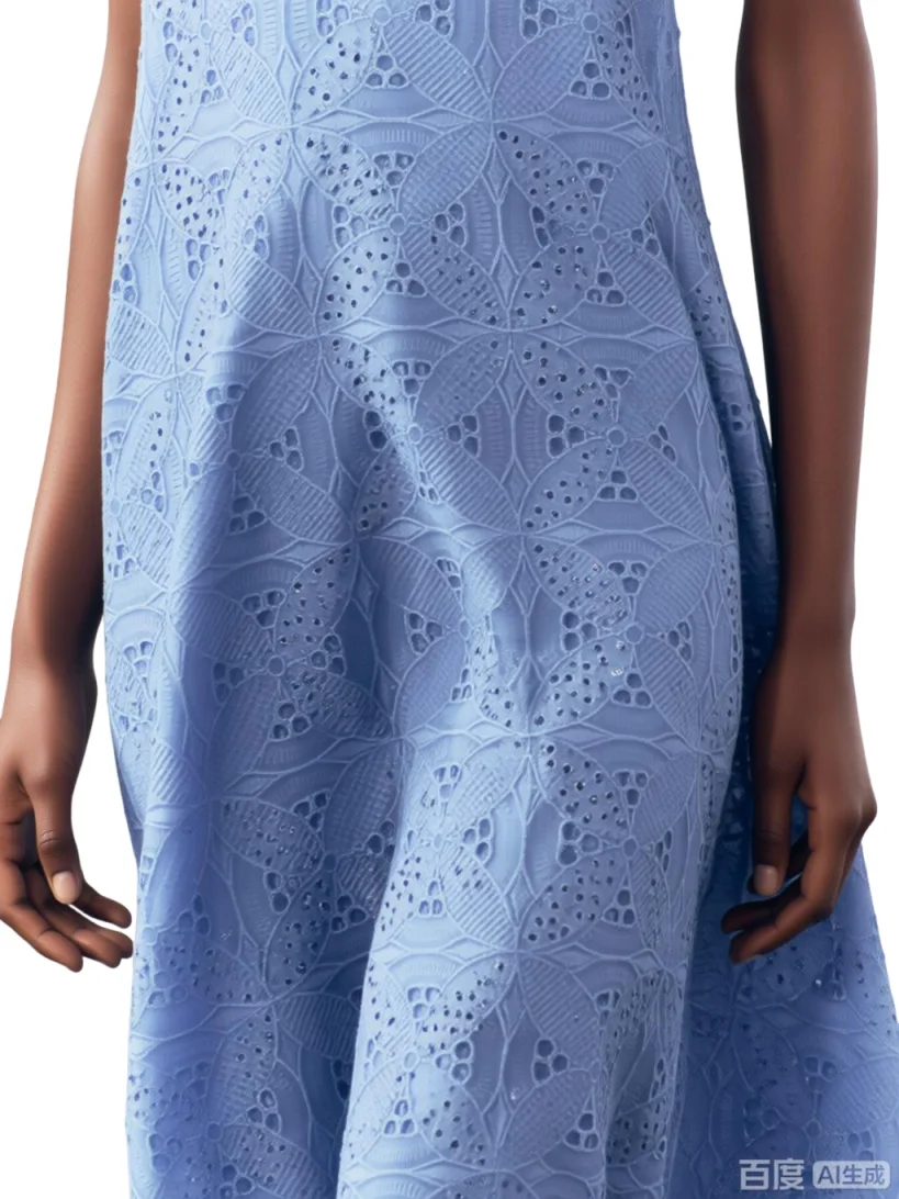 

Pure White Swiss Voile Flower Applique Lace 5 Yards African 100% Cotton Soft Water Soluble Lace Fabric For Women Party Dresses