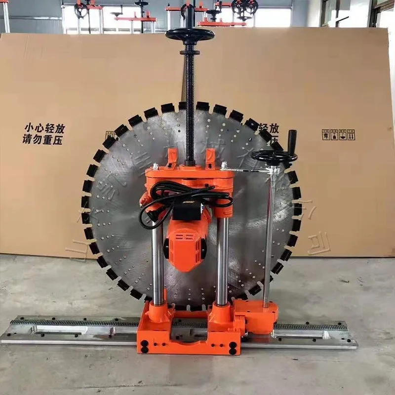 Reinforced concrete wall cutting machine wall slotting equipment
