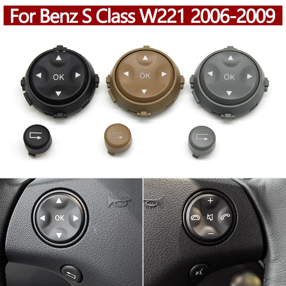 ahedas – Kompletny zestaw naprawczy przycisków kierownicy do Mercedes-Benz S-Klasa W221 (2006–2009): Przegląd i praktyczne wskazówki użytkownika