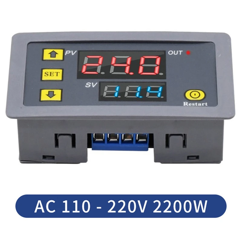 Digital Time Delay Relay LED Display Cycle Timer Control Switch Adjustable Timing Relay Time Delay Switch