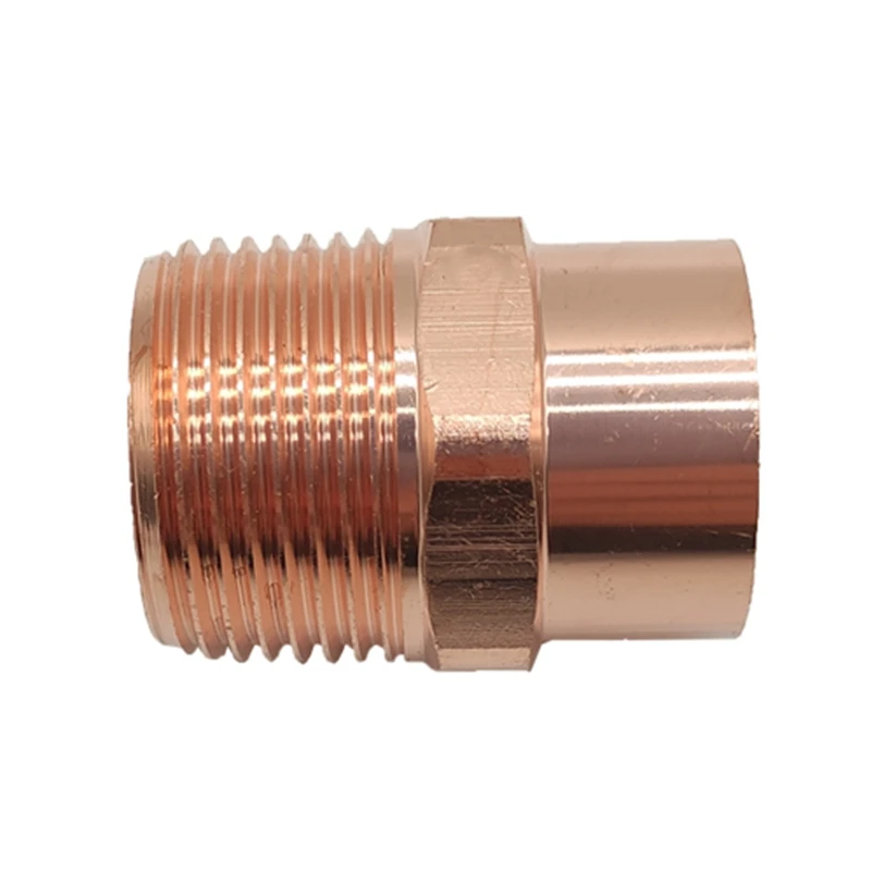 

1/4" 3/8" 1/2" 3/4" 1" -2" NPT Male Female 5/8" 7/8" 9/8" -54mm ID Solder Socket Cup Copper End Feed Connector Coupler Fitting