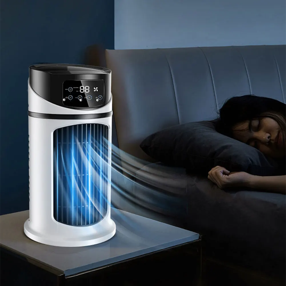 

3 in 1 Quiet Cooling Desk Fan 6 Speeds Adjustable Personal Quiet Table Fan Cooling Fan for Office Bedroom Desktop
