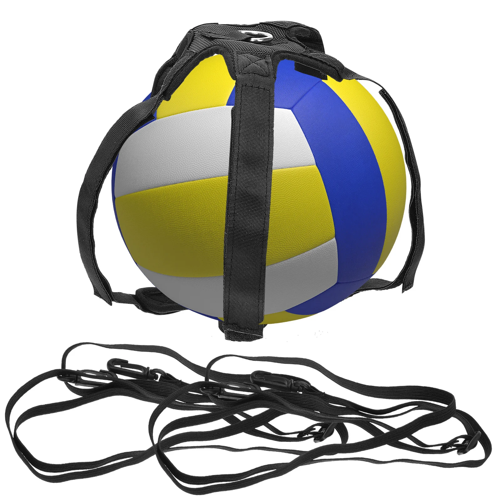 

1 Set Premium Volleyball Training Device Adjustable Elastic Cord Spike Hitting Practice Equipment Durable Stable Material All