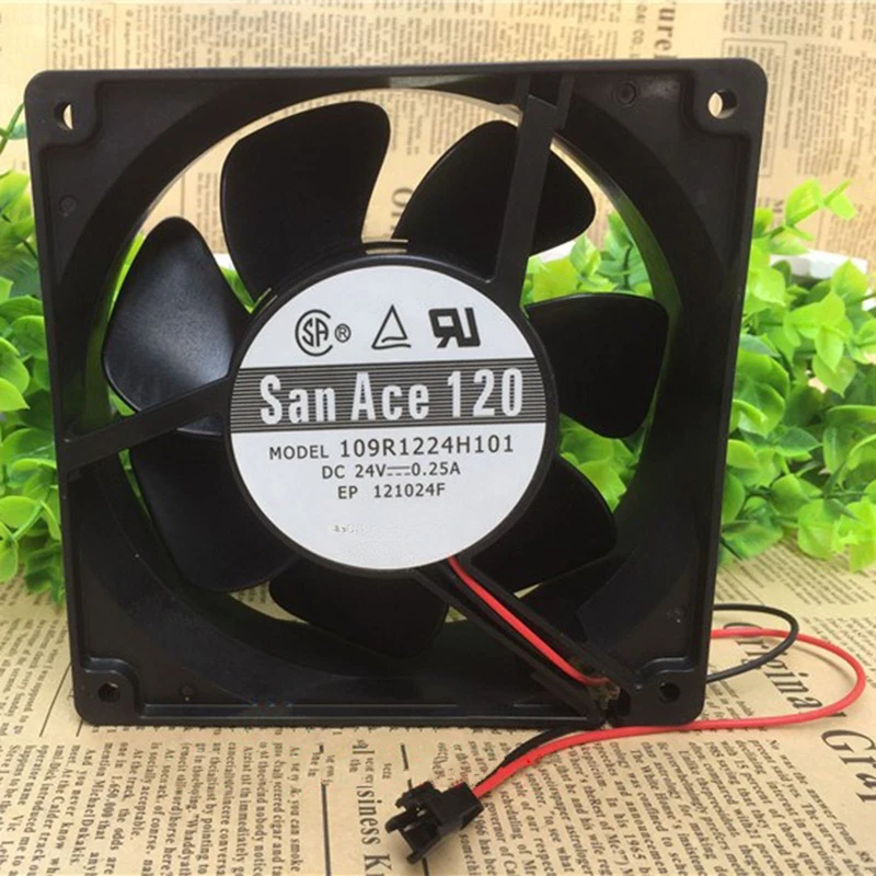 

Y+New 109R1224H101 For SANYO San Ace120 24V 0.25A cooling fan