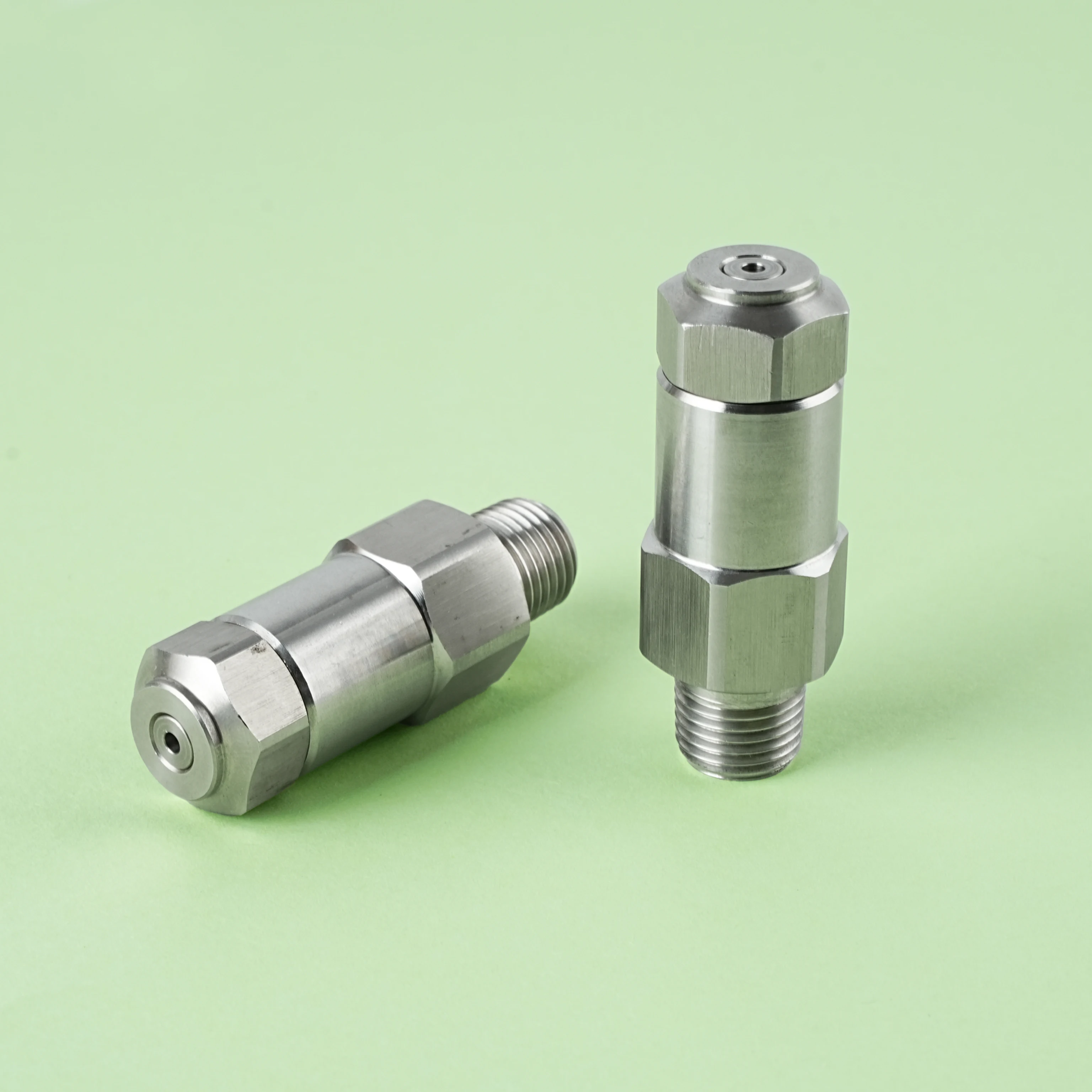 1PC LNN SS Atomizing Nozzle High Pressure Fine Mist Spray Nozzle Industrial Cooling Humidifying Spray Tip Replacement