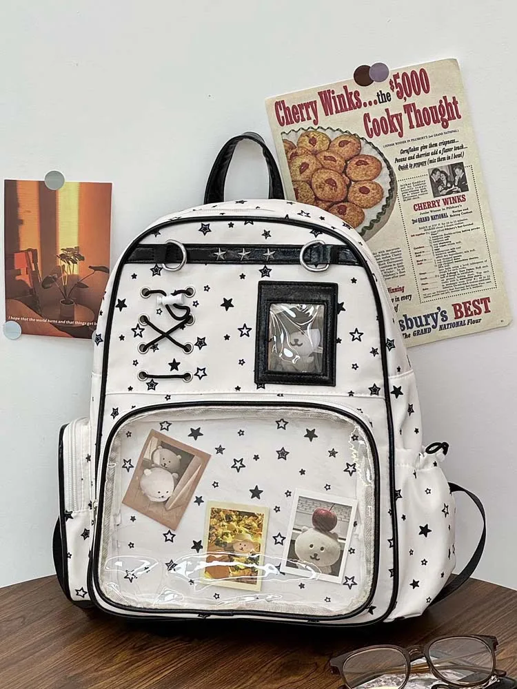 Kawaii Starry Harajuku Pastel Ita Backpack