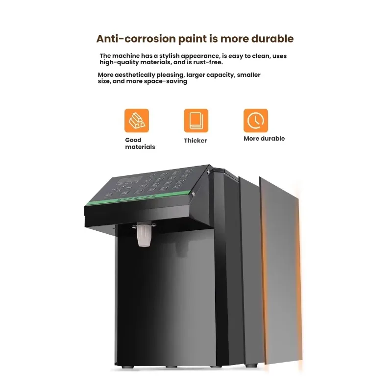 Commercial Automatic Sugar Syrup Dispenser 16 Button Intelligent Fructose Machine For Bubble Tea Coffee Shop Stainless Steel view 2