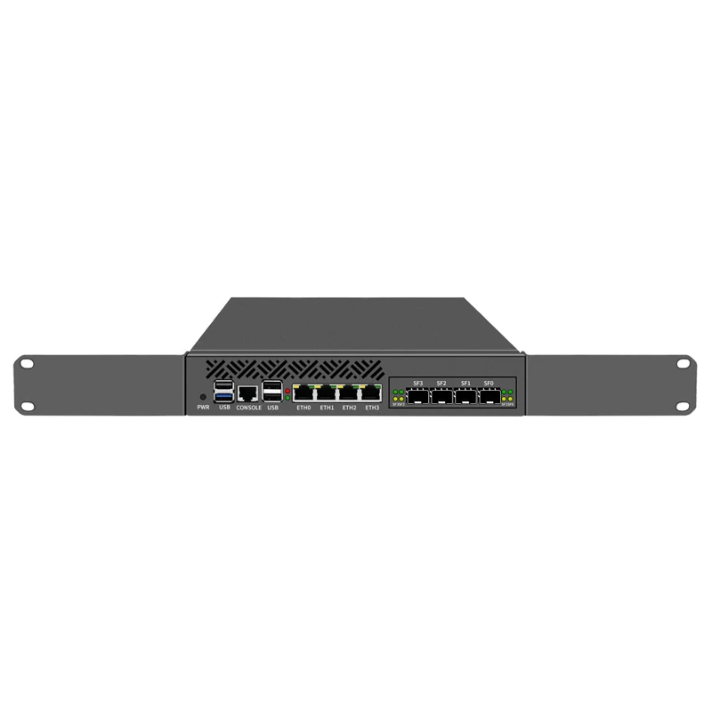 Worlivo 9.5 pollici montato su rack I226 N150 Intel Gateway 4*2.5G Ddr5 Espansione 1G 10G 10Gb Sfp + 1U Mini Pc Server Router Firewall