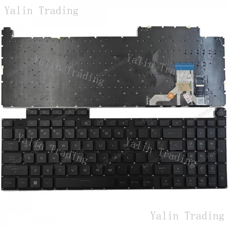 Nuevo teclado estadounidense retroiluminado RGB S+ para Asus ROG Strix G18 G814 G814J y Strix SCAR 18 G834 G834J, pieza de repuesto para portátil gaming