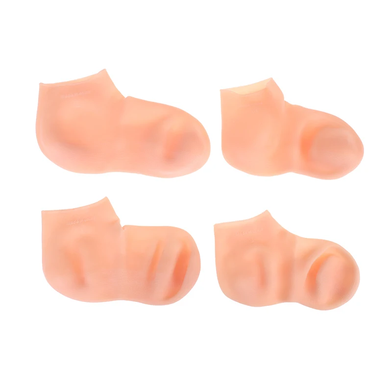 جوارب جل سيليكون مرطبة للقدمين والعناية باليدين ، واقيات مضادة للتشقق ، عناية ببشرة القدم ، قفازات سبا ، استخدام منزلي ، زوج واحد #6