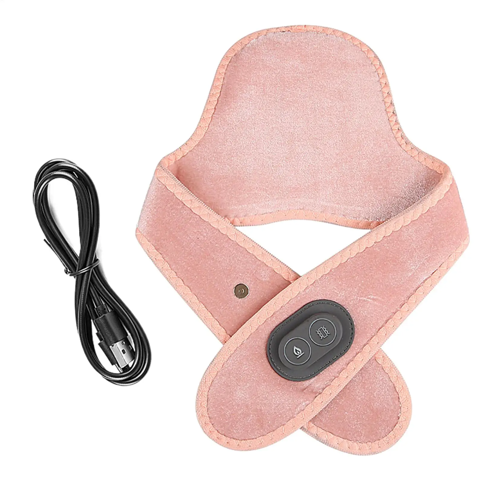 

Heat Neck Wrap Rechargeable 3 Temp Massager Electric Neck Wrap Heating Pad For Muscle Soreness Stiffness Relaxation Men Women