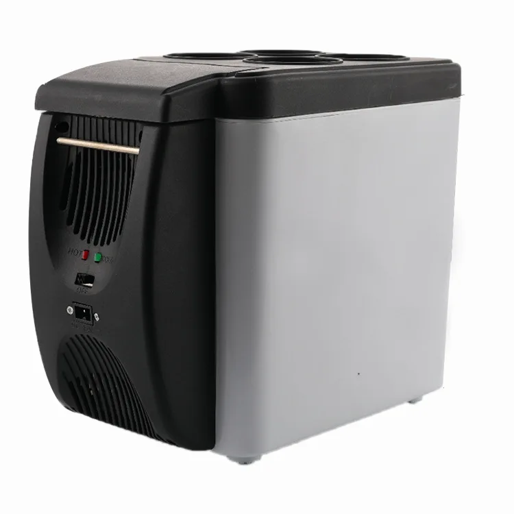 Mini refrigerador portátil de 6 litros, caliente y frío, caja de calefacción y refrigeración para coche, dormitorio, bicicleta