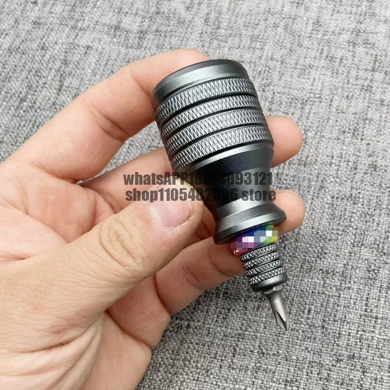 Screwdriver EDC All Aluminum Screwdriver 6.35 Metal Screwdriver