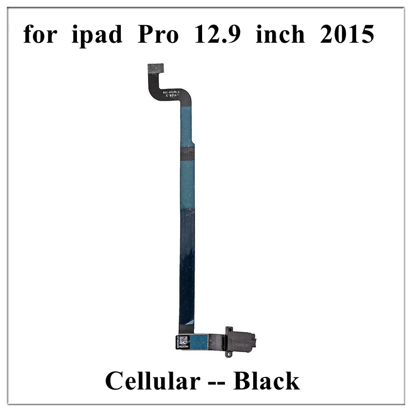 1Pcs For Ipad Pro 12.9 Inch 1st Gen 2015 A1584 A1652 Headphone Audio Earphone Jack Dock Port Flex Cable Repair Parts