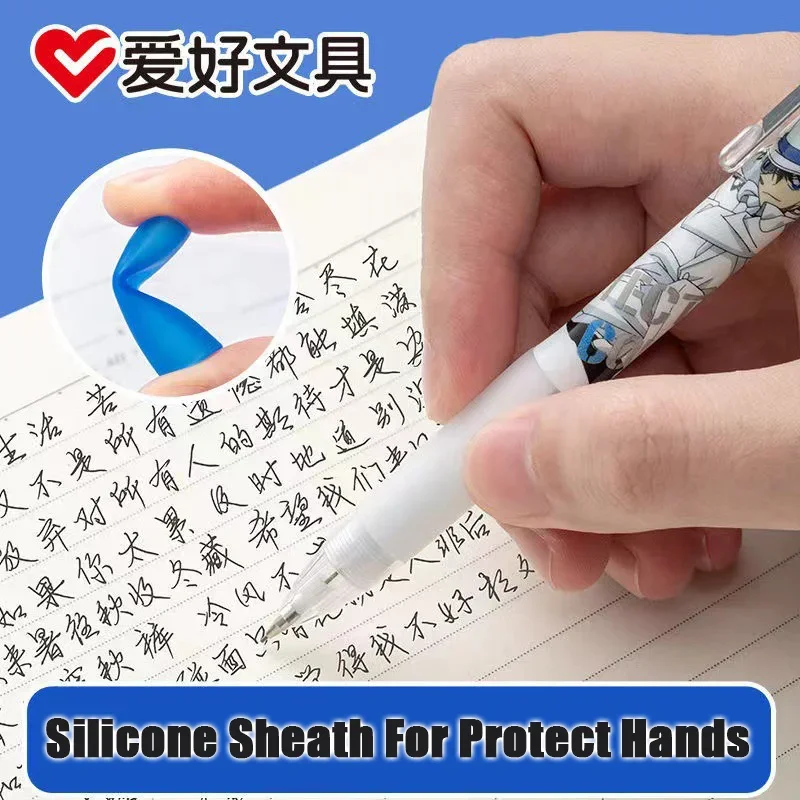3 Stück Aihao 914c Conan 0.7/0,5mm automatische Bleistift Kunststoff Druck bleistifte für Kinder Geschenke Student liefert Briefpapier
