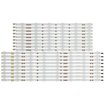 Bande LED pour CY-TJ055HGEV2V UN55JS7250 UN55JS7200F UN55JS7200G UN55JS700DF UN55JS700D UN55JS7000F UE55JU6875UXXE 18 pièces/ensemble